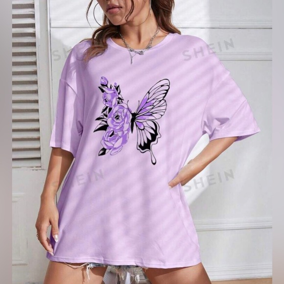 Size small oversized T shirt - Picture 3 of 6